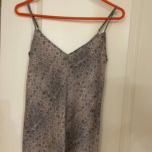 Frame brand snake print silk tank